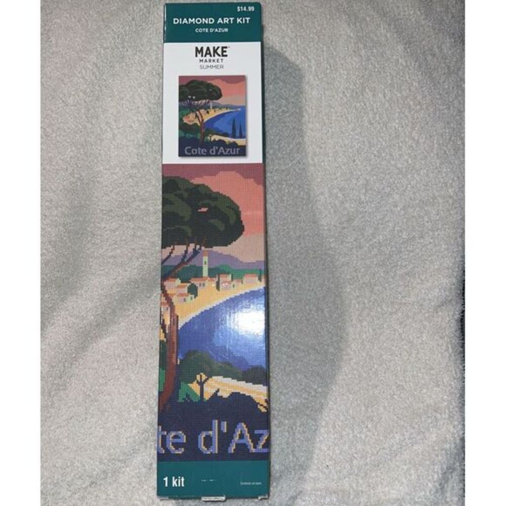 Diamond Art Kit Make Market Summer‎  Cote d'Azur 16x20 New in Box!